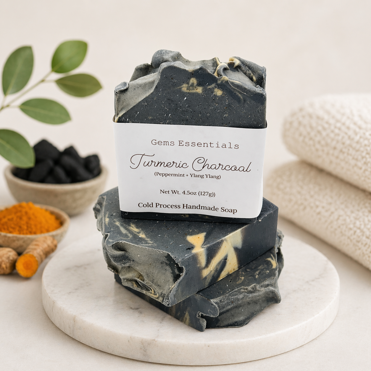 Turmeric Charcoal Soap