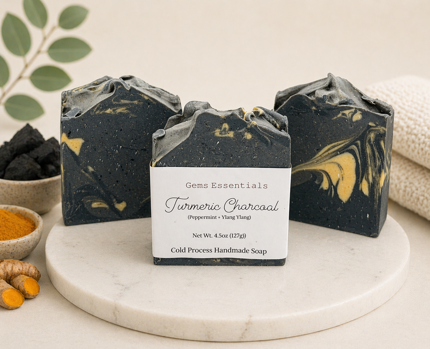 Turmeric Charcoal Soap