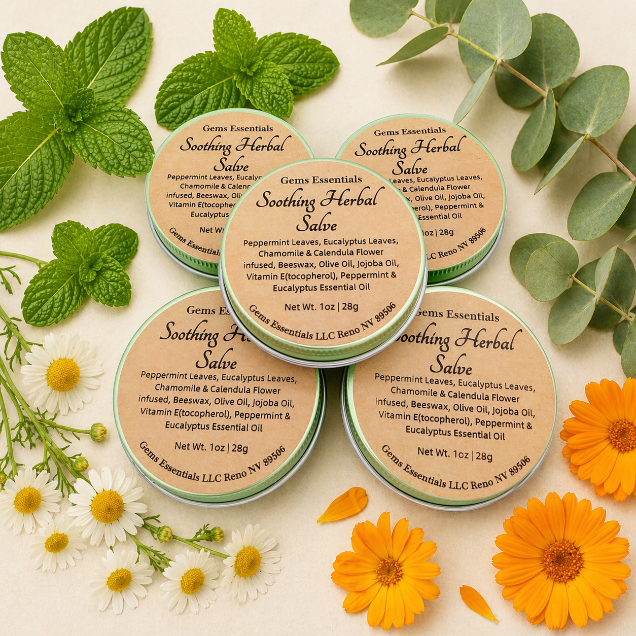 Soothing Herbal Salve ( 1oz )