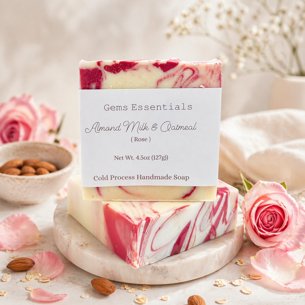 Almond Milk & Oatmeal Soap