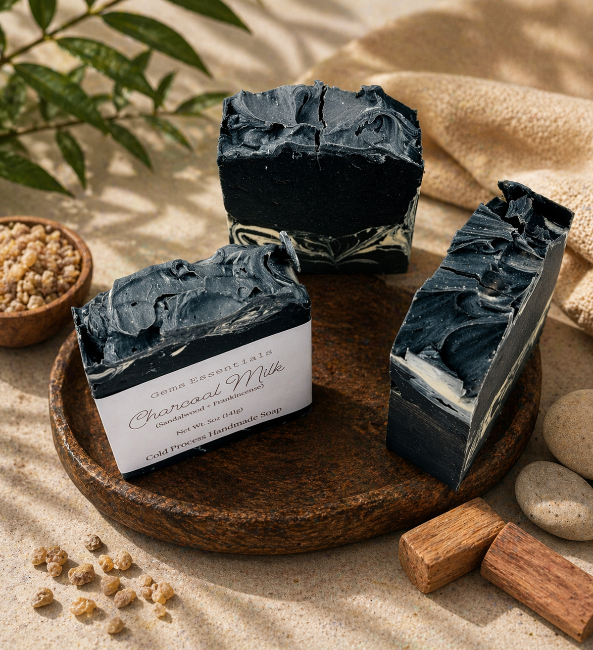 Charcoal Milk Soap